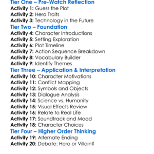 Ultraviolet 2006 Worksheet Activity Booklet