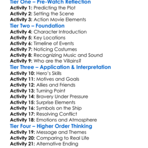 Under Siege 1992 Worksheet Activity Booklet