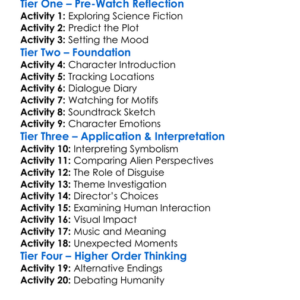 Under The Skin 2014 Worksheet Activity Booklet
