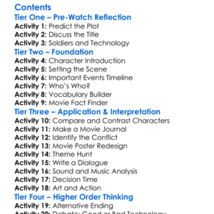 Universal Soldier Ii Brothers In Arms 1998 Worksheet Activity Booklet