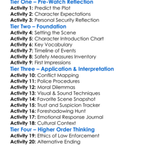Unlawful Entry 1992 Worksheet Activity Booklet