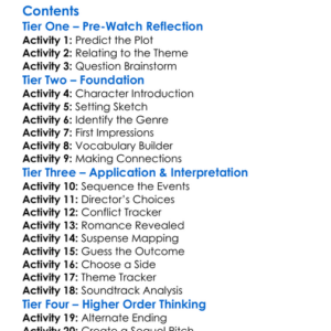 Untitled Home Invasion Romance 2025 Worksheet Activity Booklet