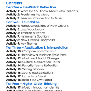 Up From The Streets Worksheet Activity Booklet