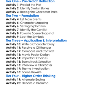 Valiant One 2025 Worksheet Activity Booklet