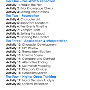 Vampires Out For Blood 2004 Worksheet Activity Booklet
