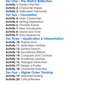 Vhshalloween 2025 Worksheet Activity Booklet