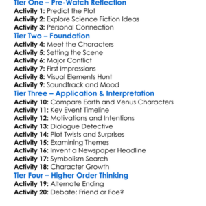 Vixens From Venus 2016 Worksheet Activity Booklet