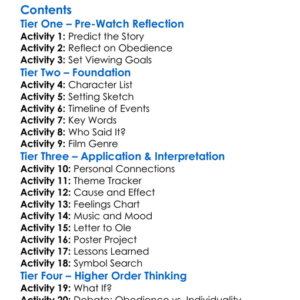 Walking In Obedience The Ole Madsen Story 2007 Worksheet Activity Booklet