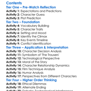 Wallace  Gromit The Wrong Trousers 1993 Worksheet Activity Booklet