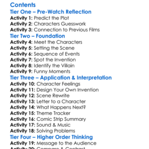 Wallace  Gromit Vengeance Most Fowl 2024 Worksheet Activity Booklet