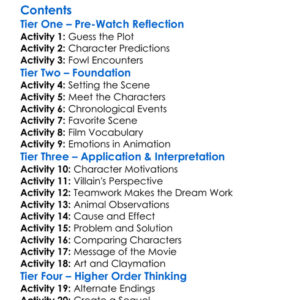 Wallace  Gromit Vengeance Most Fowl Worksheet Activity Booklet