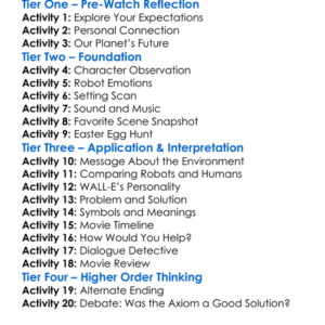 Walle 2008 Worksheet Activity Booklet
