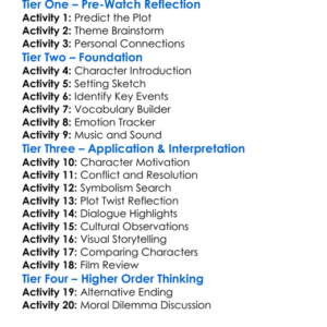 War 2007 Worksheet Activity Booklet