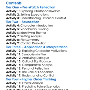 War Of The Buttons 1994 Irishuk Version Worksheet Activity Booklet