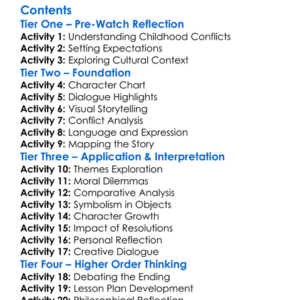 War Of The Buttons 2011 French Version Worksheet Activity Booklet