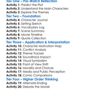 Watchmen Chapter Ii 2024 Worksheet Activity Booklet