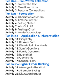 Ways To Live Forever 2010 Worksheet Activity Booklet