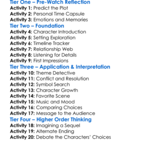 We Live In Time 2024 Worksheet Activity Booklet