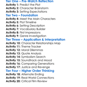 We Still Kill The Old Way 2014 Worksheet Activity Booklet