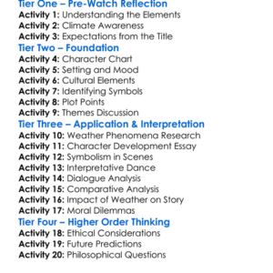 Weathering With You 2019 Worksheet Activity Booklet