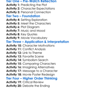 Went Up The Hill 2025 Worksheet Activity Booklet