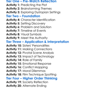 What Happened To Monday 2017 Worksheet Activity Booklet