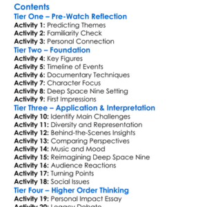 What We Left Behind Looking Back At Star Trek Deep Space Nine 2018 Worksheet Activity Booklet