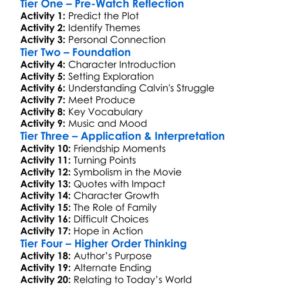 Where Hope Grows 2014 Worksheet Activity Booklet