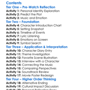 Whether You Like It Or Not The Story Of Hedwig 2003 Worksheet Activity Booklet