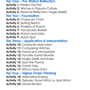 Which Witch Is Which 1984 Worksheet Activity Booklet