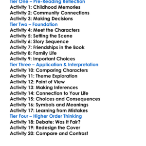 Whilomville Stories Stephen Crane Worksheet Activity Booklet