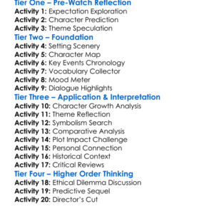 White Fang 1991 Disney Worksheet Activity Booklet