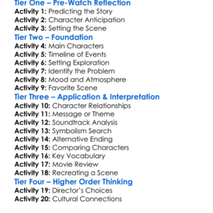 White Void 2020 Worksheet Activity Booklet