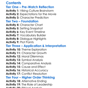 Wickie And The Treasure Of The Gods 2011 Worksheet Activity Booklet