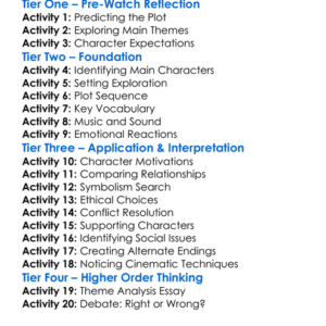 Widows 2018 Worksheet Activity Booklet