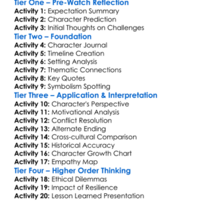 Wild Hearts Cant Be Broken 1991 Worksheet Activity Booklet