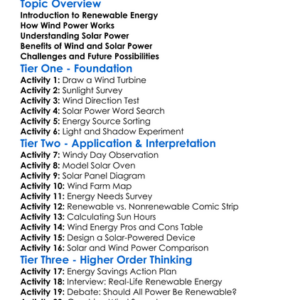 Wind And Solar Power Worksheet Activity Booklet