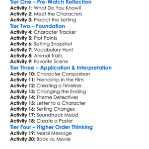 Wind In The Willows 1988 Worksheet Activity Booklet