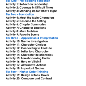 Winter Marissa Meyer Worksheet Activity Booklet