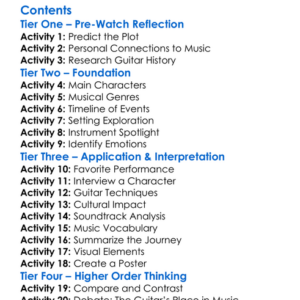 Wired For Sound A Guitar Odyssey 1997 Worksheet Activity Booklet