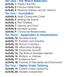 Without A Clue 1988 Worksheet Activity Booklet