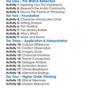 Witness 1985 Worksheet Activity Booklet