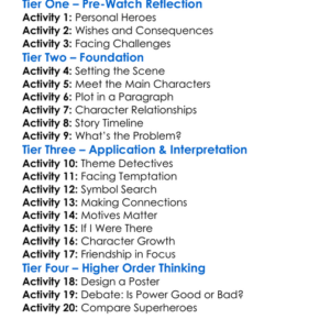 Wonder Woman 1984 2020 Worksheet Activity Booklet