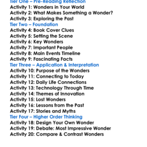 Wonders Of The Ancient World Worksheet Activity Booklet
