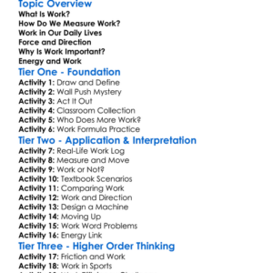 Work Worksheet Activity Booklet