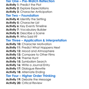 Wrath Of The Crows 2013 Worksheet Activity Booklet