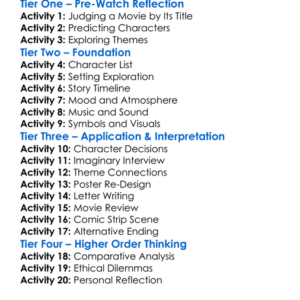 Wristcutters A Love Story 2007 Worksheet Activity Booklet