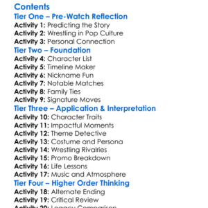 Wwe Macho Man Worksheet Activity Booklet