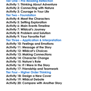 Wyoming Wildcat Margaret Hillert Worksheet Activity Booklet