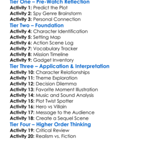 Xxx Return Of Xander Cage 2017 Worksheet Activity Booklet